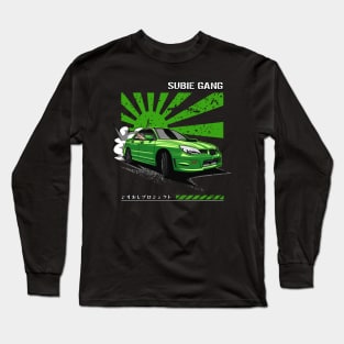 Subie Gang WRX STi (Lowrider Green) Long Sleeve T-Shirt